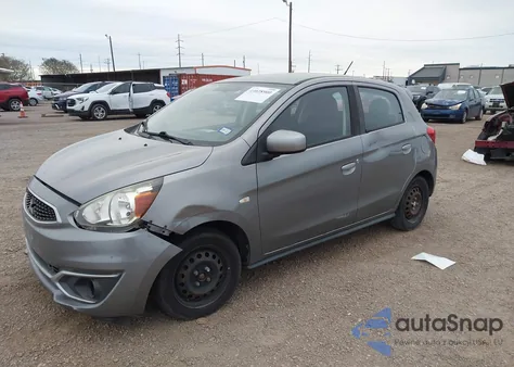 2018 Mitsubishi Mirage Es from USA, damaged, VIN ML32A3HJ2JH013603